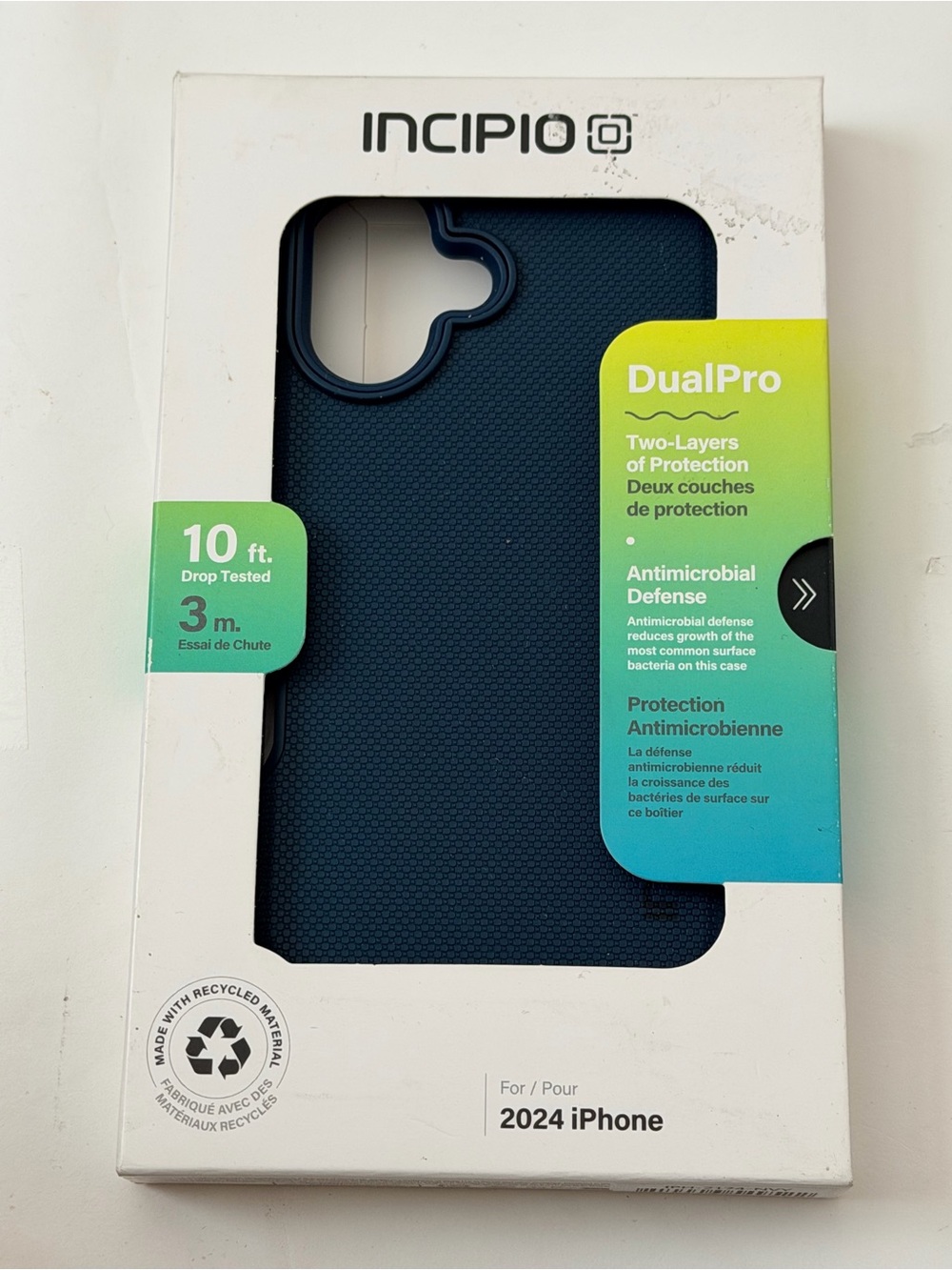 Incipio DualPro Two-Layer Protective Case - Navy IPhone 16
